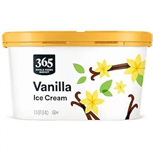 365 by Whole Foods Market, Ice Cream Vanilla, 1.5 Quart | Amazon (US)
