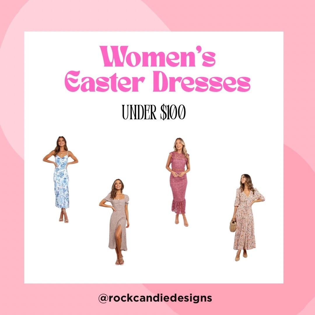 Pretty women’s Easter dresses that are on sale for $40 off at Target! If you’re looking for a pretty floral or eyelet dress that you can wear to church or just to a family gathering, these are some great options! Pair them with sandals or with heels and you’re good to go! 

#LTKWedding #LTKOver40 #LTKSaleAlert