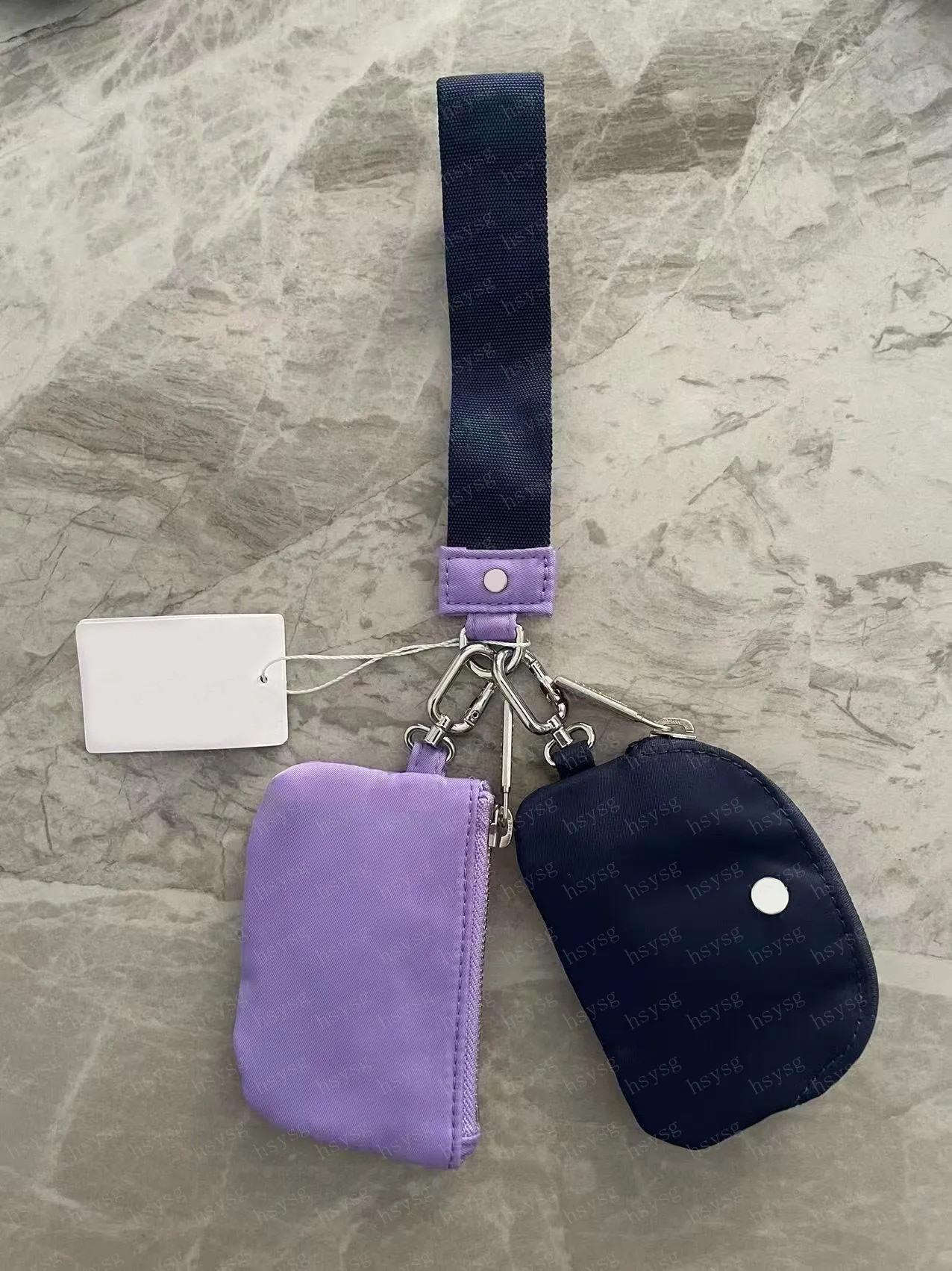 Yoga wristlet clutch keychain yoga gym mini Designer purse with detachable zipper wrap around wri... | DHGate