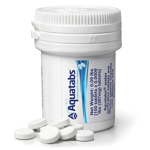 Aquatabs Water Purification Tablets (397mg, 100 Pack). Water Filtration System for Camping, Boati... | Amazon (US)
