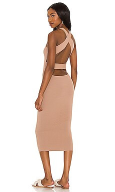 House of Harlow 1960 x Sofia Richie Jessa Dress in Mushroom from Revolve.com | Revolve Clothing (Global)