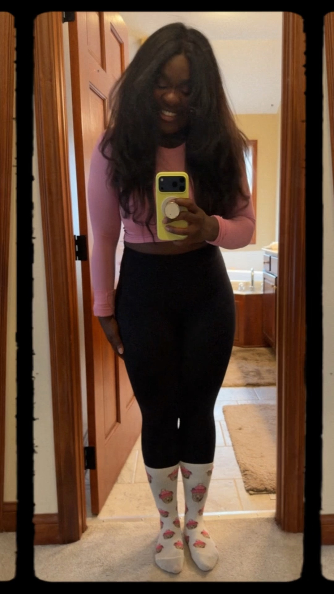 @lululemon Swiftly tech and @Aerie leggings are a great combo! 

#lululemon #aerie #midsize #ootd #pink 

#LTKootd #LTKMidsize