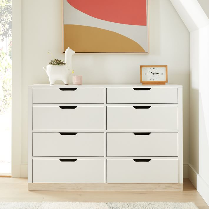 Rhys 8-Drawer Dresser (52") - White | West Elm (US)