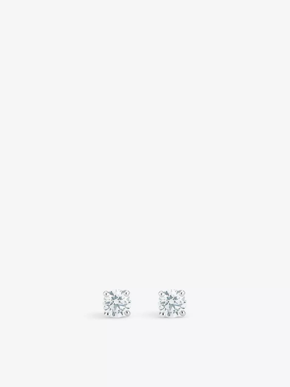 My First De Beers Classic Stud 0.20ct diamond earrings | Selfridges