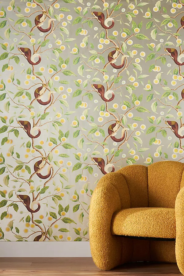 Nellie Wallpaper By Diane Hill in Beige | Anthropologie (US)