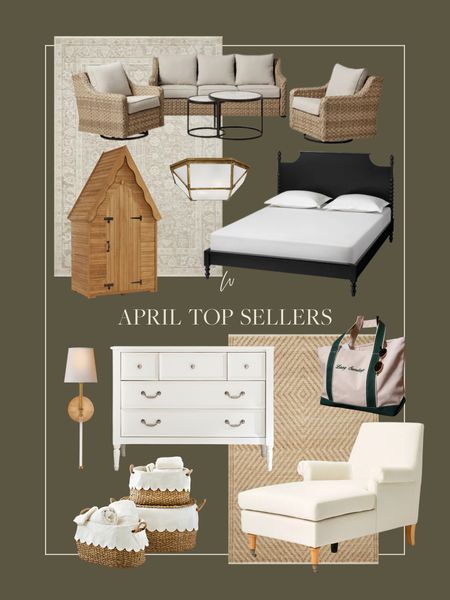 April top sellers! You guys loved so many beautiful pieces last month including finds I have styled in our own home, and ones that I simply love and shared. Baby girl’s nursery was definitely the highlight, with many of her items (and similar) being top sellers! Our primary bed frame, our outdoor patio set, and some of our lighting were also favorites! 

#LTKstyletip #LTKhome