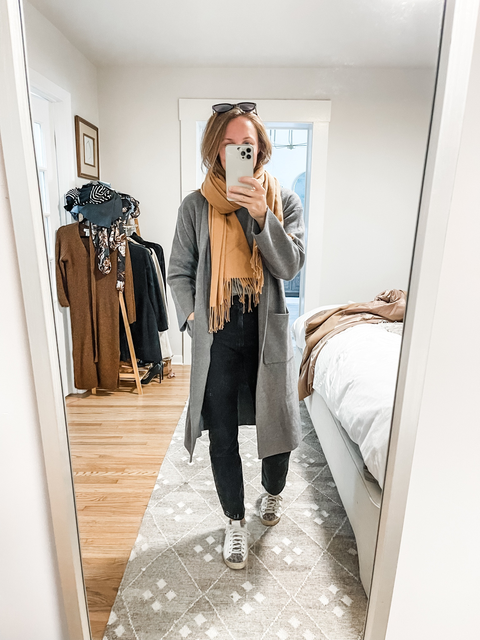 Fall outfit, fall capsule, modern classic style