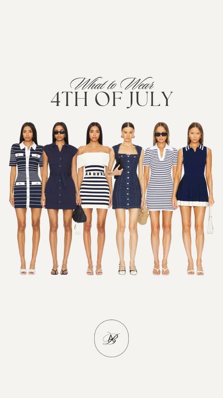 What to wear for the 4th of July! These blue and white dresses from Revolve make the perfect last minute 4th of July looks! ✨

#LTKTravel #LTKStyleTip #LTKSeasonal
