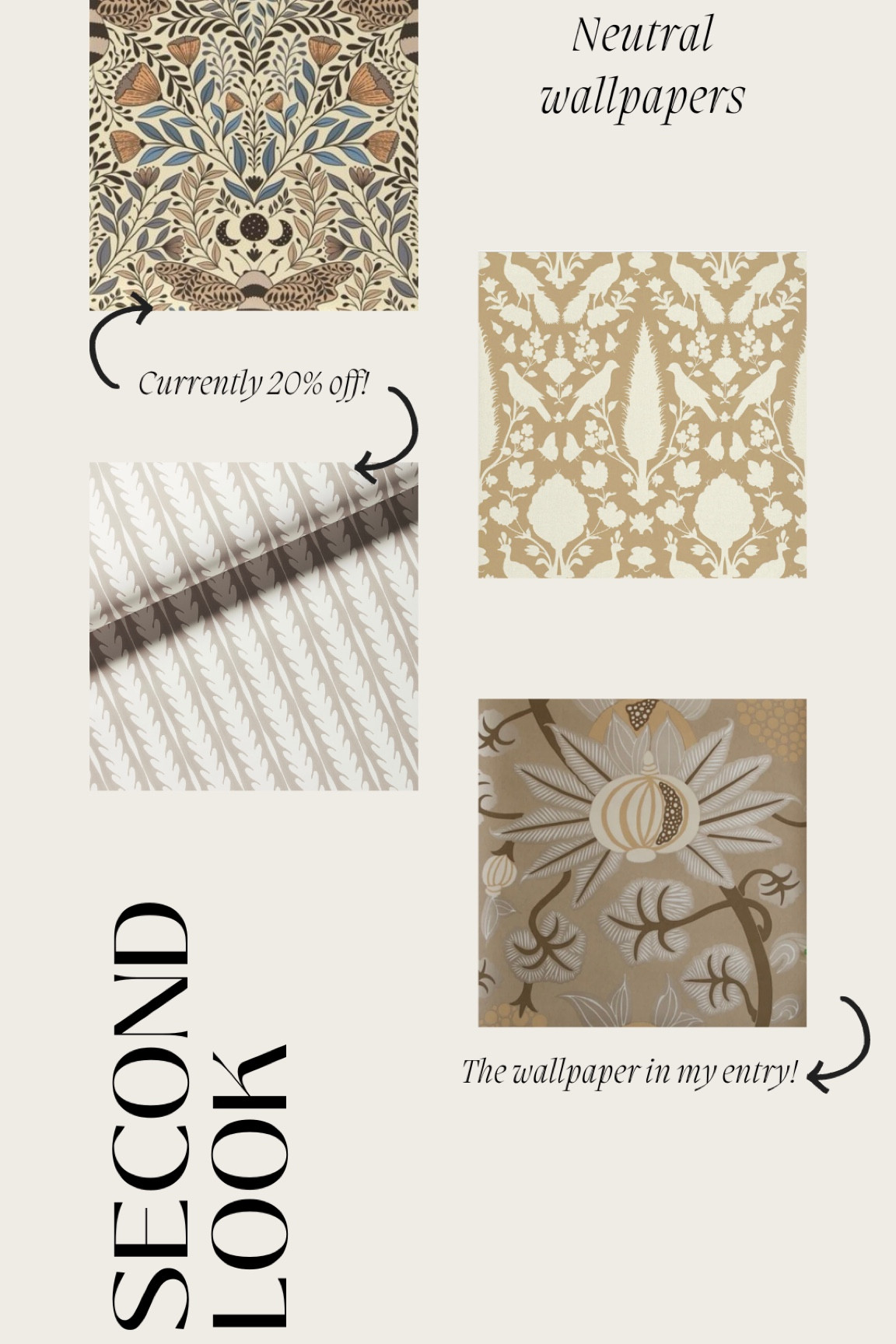 A few neutral wallpaper options that caught my eye recently, including the one I wound up using in my entryway! #LTKHome

#LTKhome