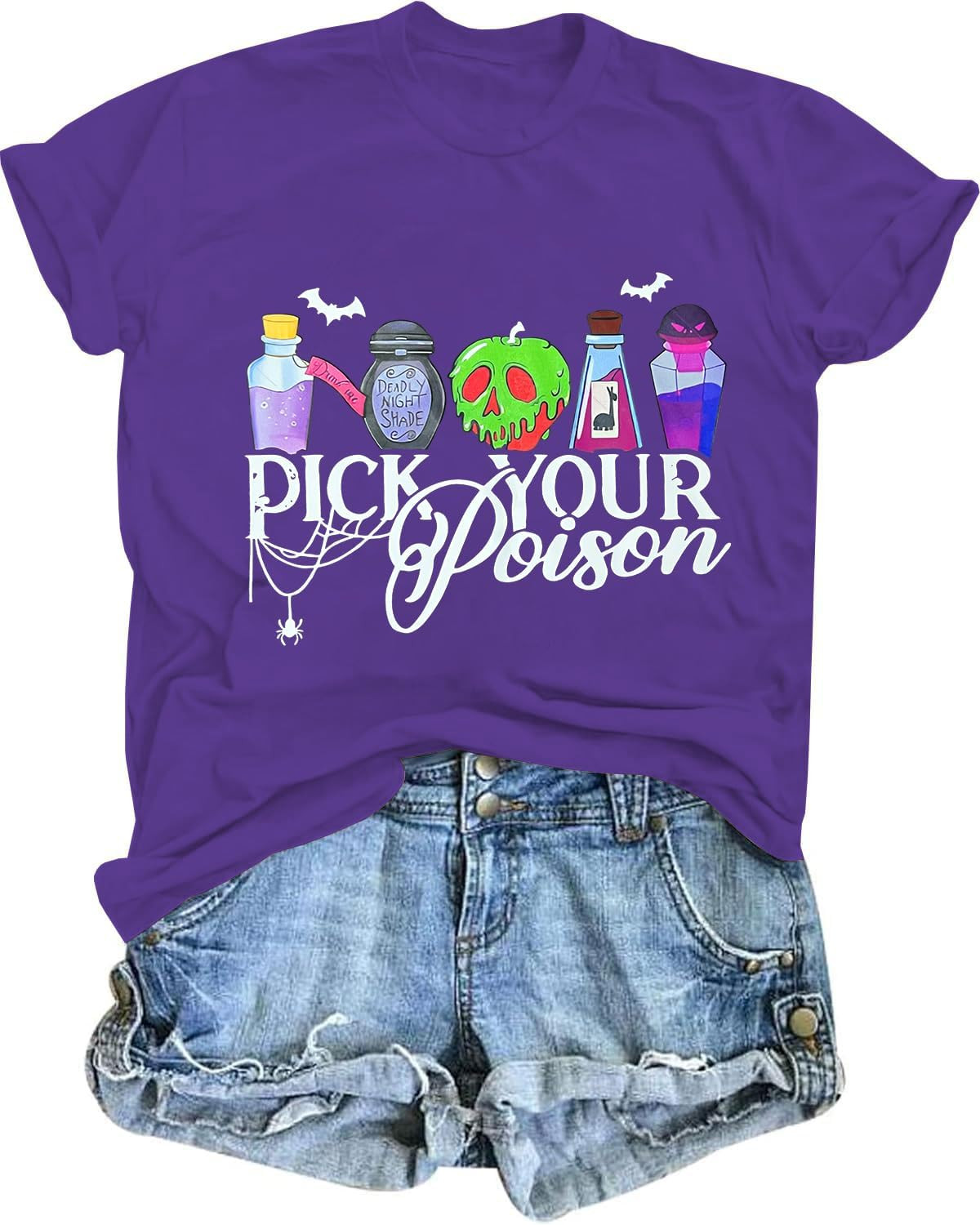 Halloween Shirts for Women Witch Halloween T-Shirt | Amazon (US)