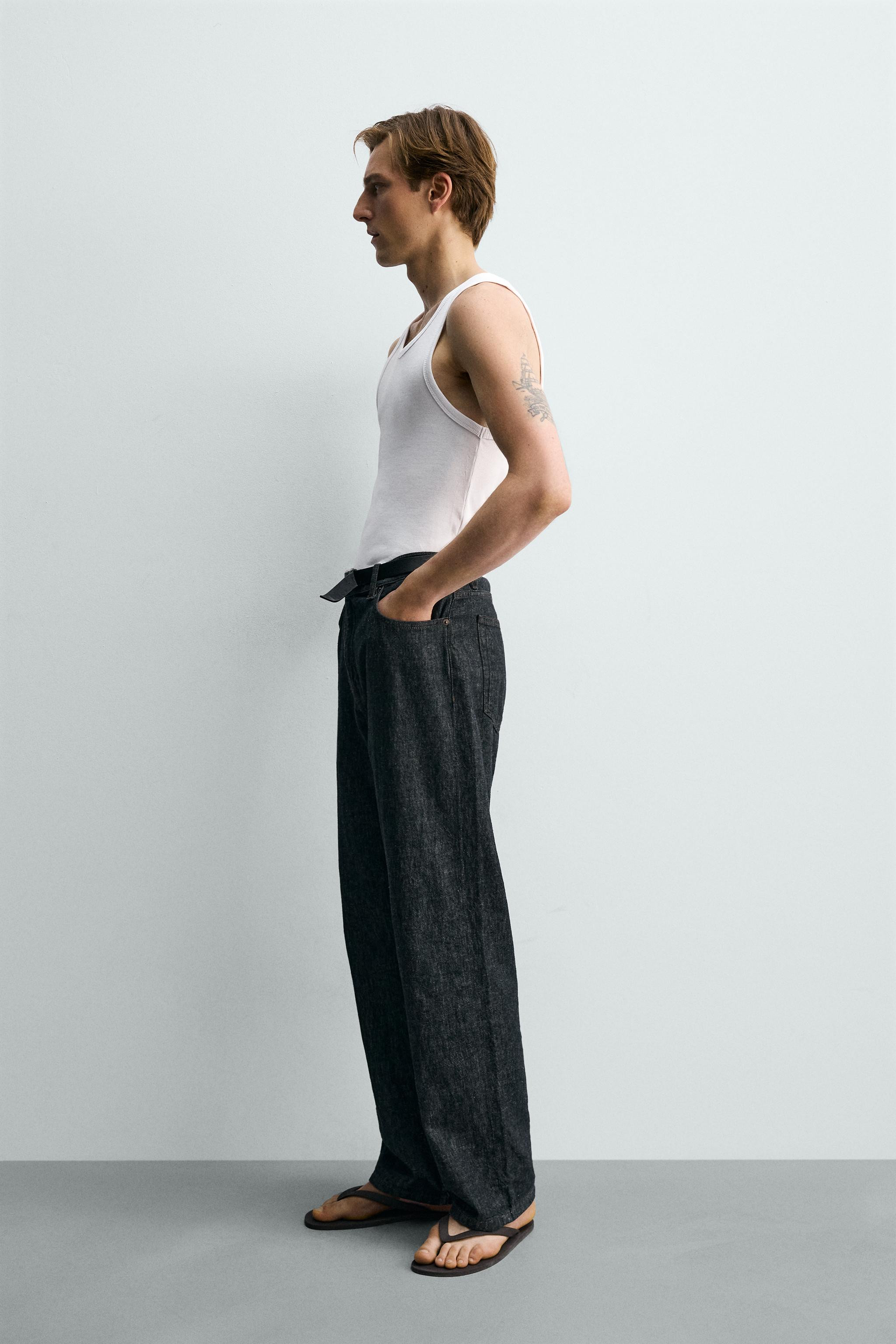3-PACK OF BASIC SLIM FIT VEST TOPS | Zara UK
