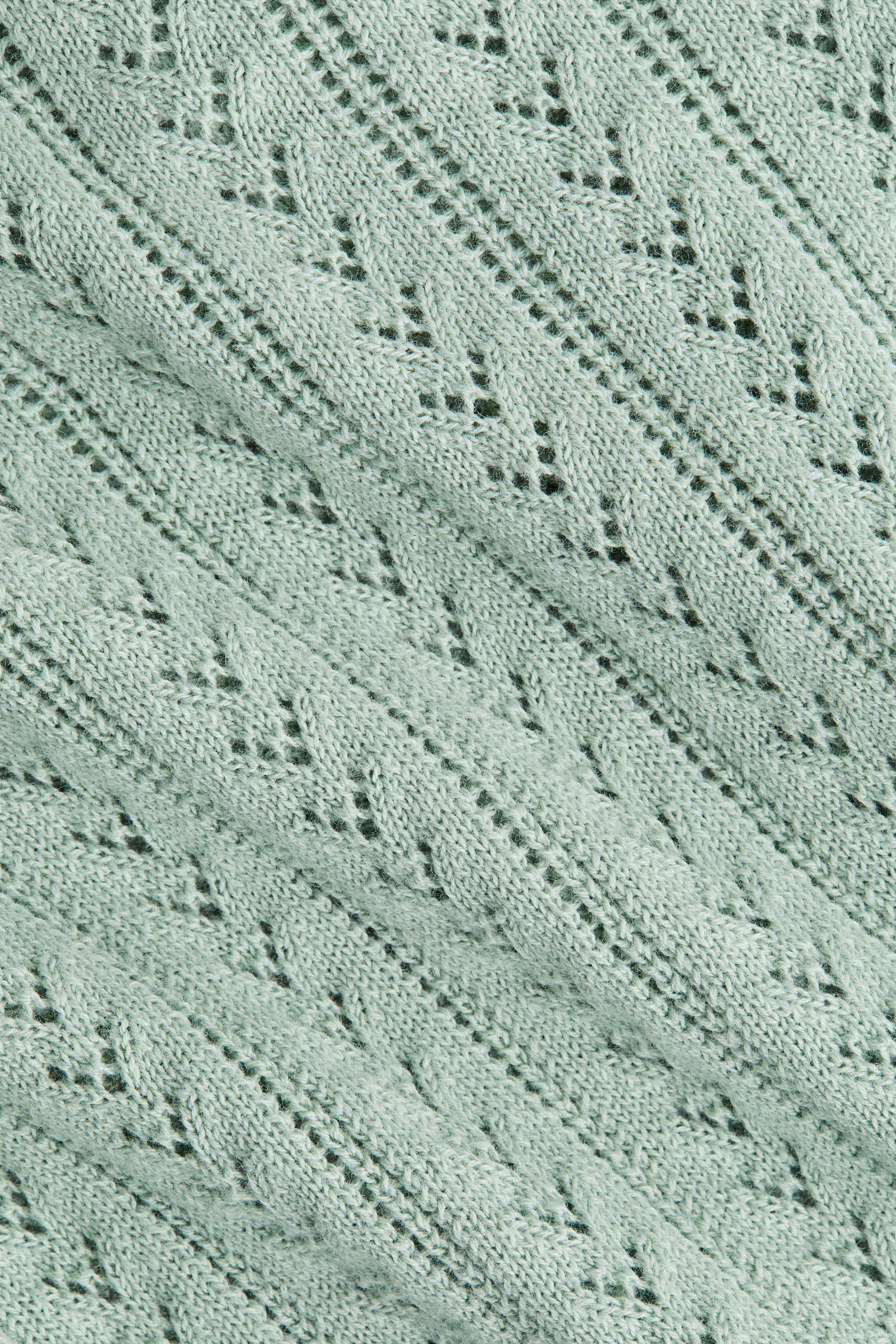 Pointelle-Knit Cotton Cardigan | H&M (US + CA)