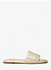 Hayworth Studded Metallic Slide Sandal | Michael Kors US