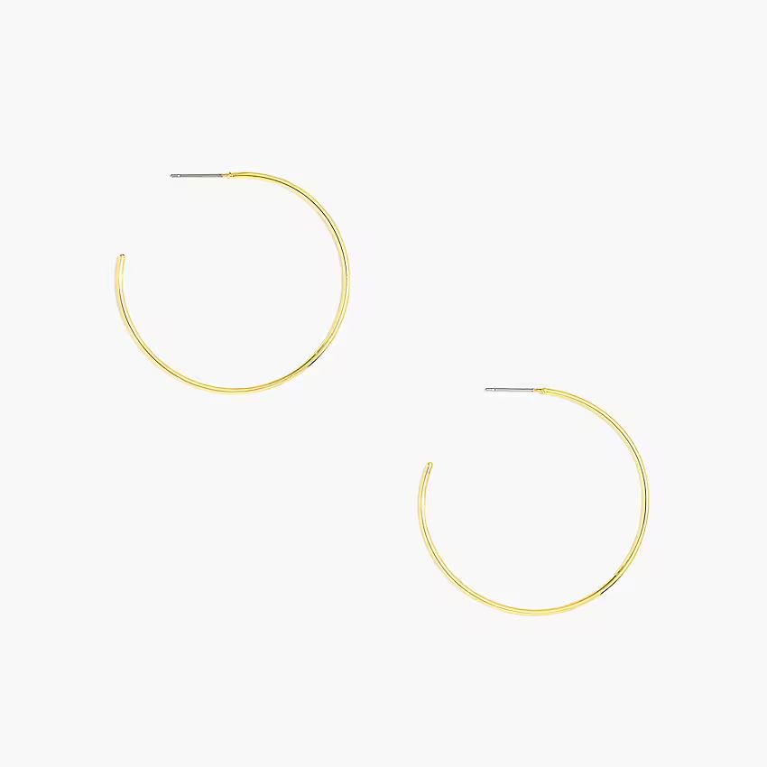 Simple hoop earrings | J.Crew Factory