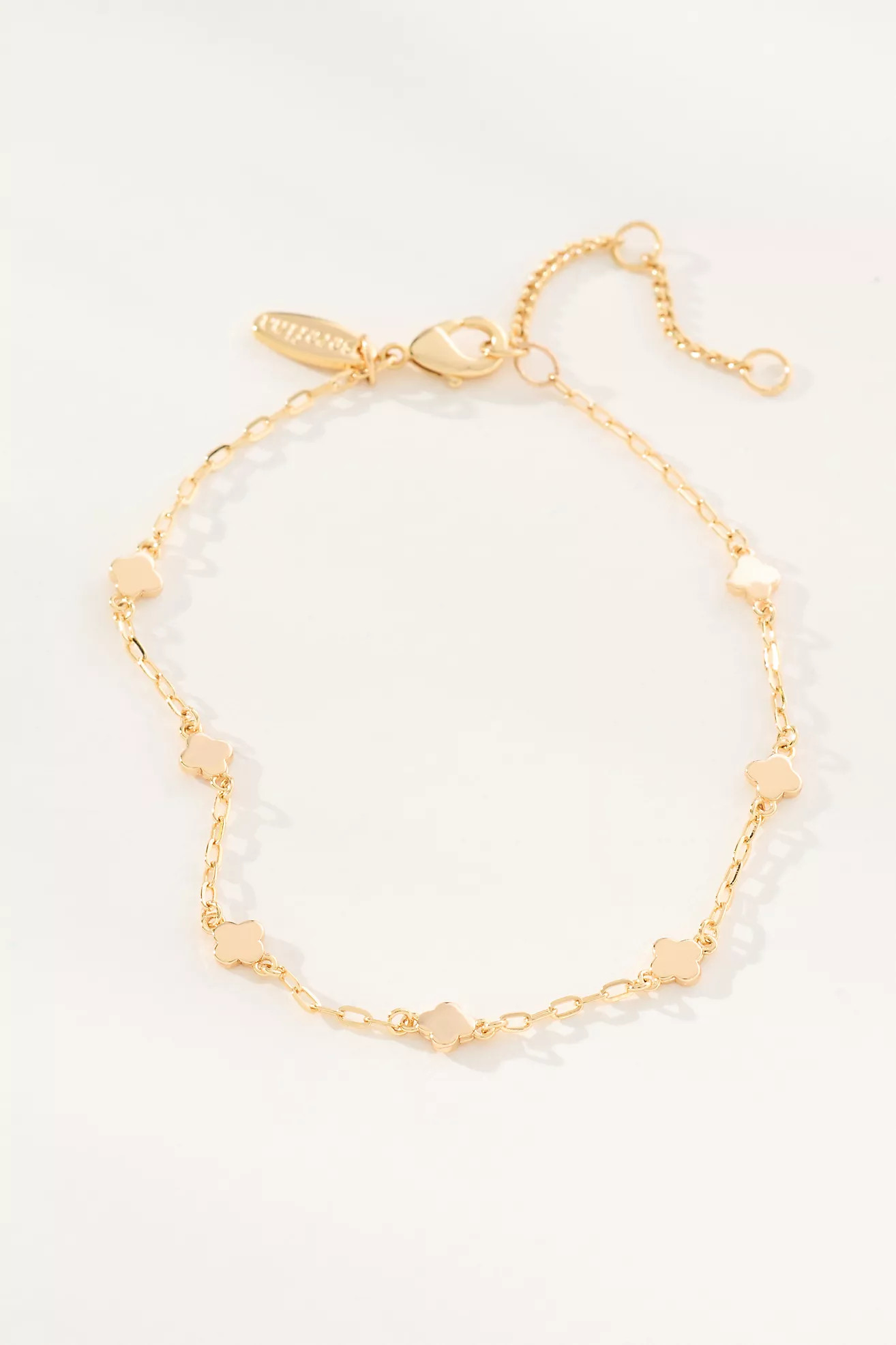 Clover Chain Wrap Bracelet | Anthropologie (US)