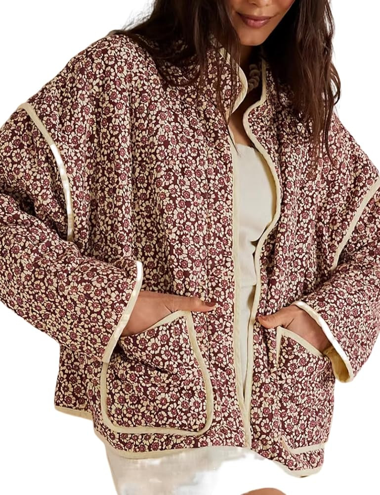Arssm Floral Quilted Jacket | Amazon (UK)