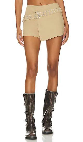 Remy Skort in Taupe Neutral | Revolve Clothing (Global)