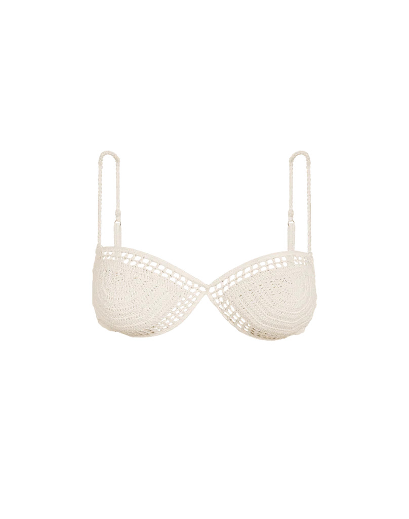 Crochet Helena Top - White | ViX Swimwear