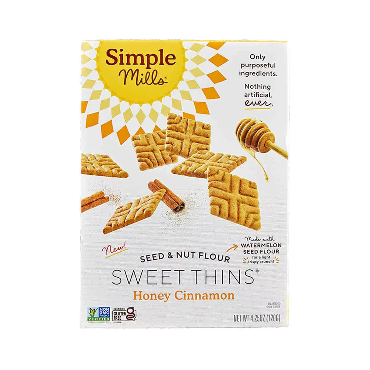 Honey Cinnamon Seed & Nut Flour Sweet Thins, 4.25 Oz | Misfits Market