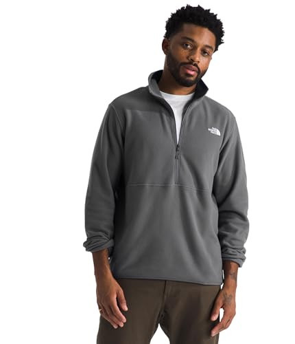 The North Face Men's Glacier Fleece 1/2 Zip, Smoked Pearl, Large | Amazon (US)