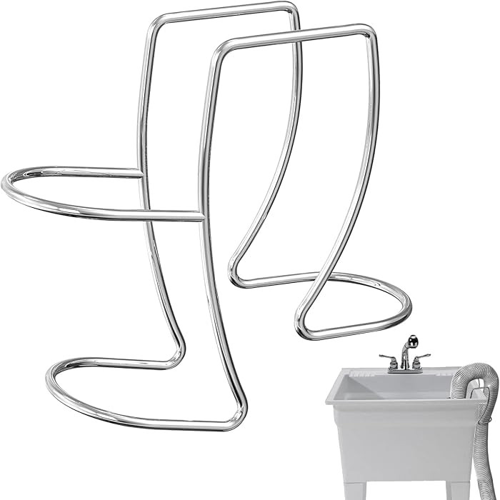 Washing Machine Drain Hose Holder, Adjustable Shape Washing Machine Washer Drain Hose Guide Assem... | Amazon (US)