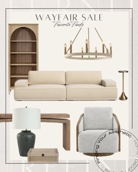 Wayday sale neutral favorite finds 

Console table rustic // wood console table // swivel accent chair // barrel chair // rustic modern table lamp // ceramic table lamp // rattan boxes // modern minimalist couch // neutral couch modern // RH inspired couch // japandi home // modern farmhouse chandelier // arched bookshelf 

#LTKxWayDay

#LTKhome #LTKsalealert