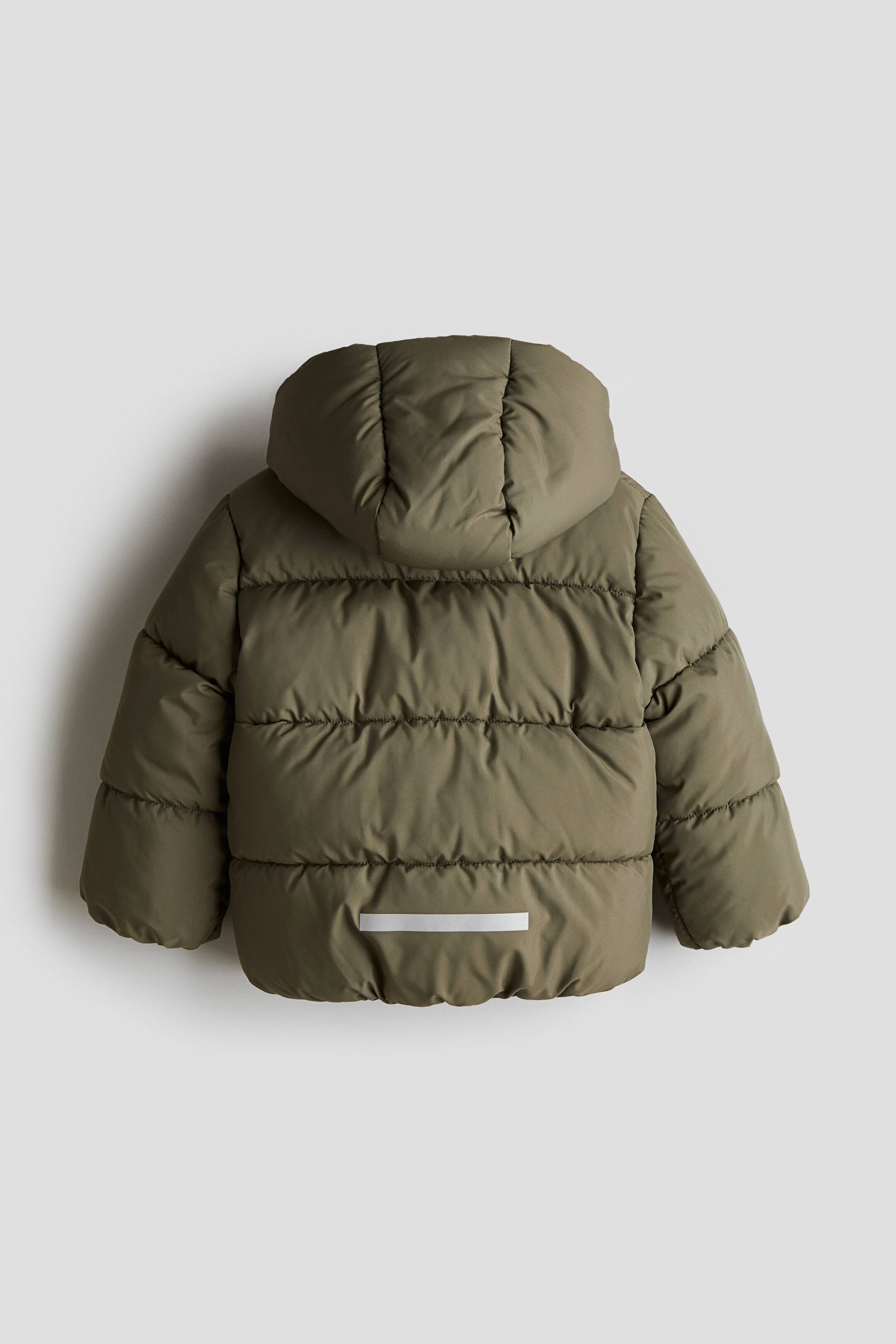 Water-Repellent Puffer Jacket - Dark beige - Kids | H&M CA | H&M (US + CA)