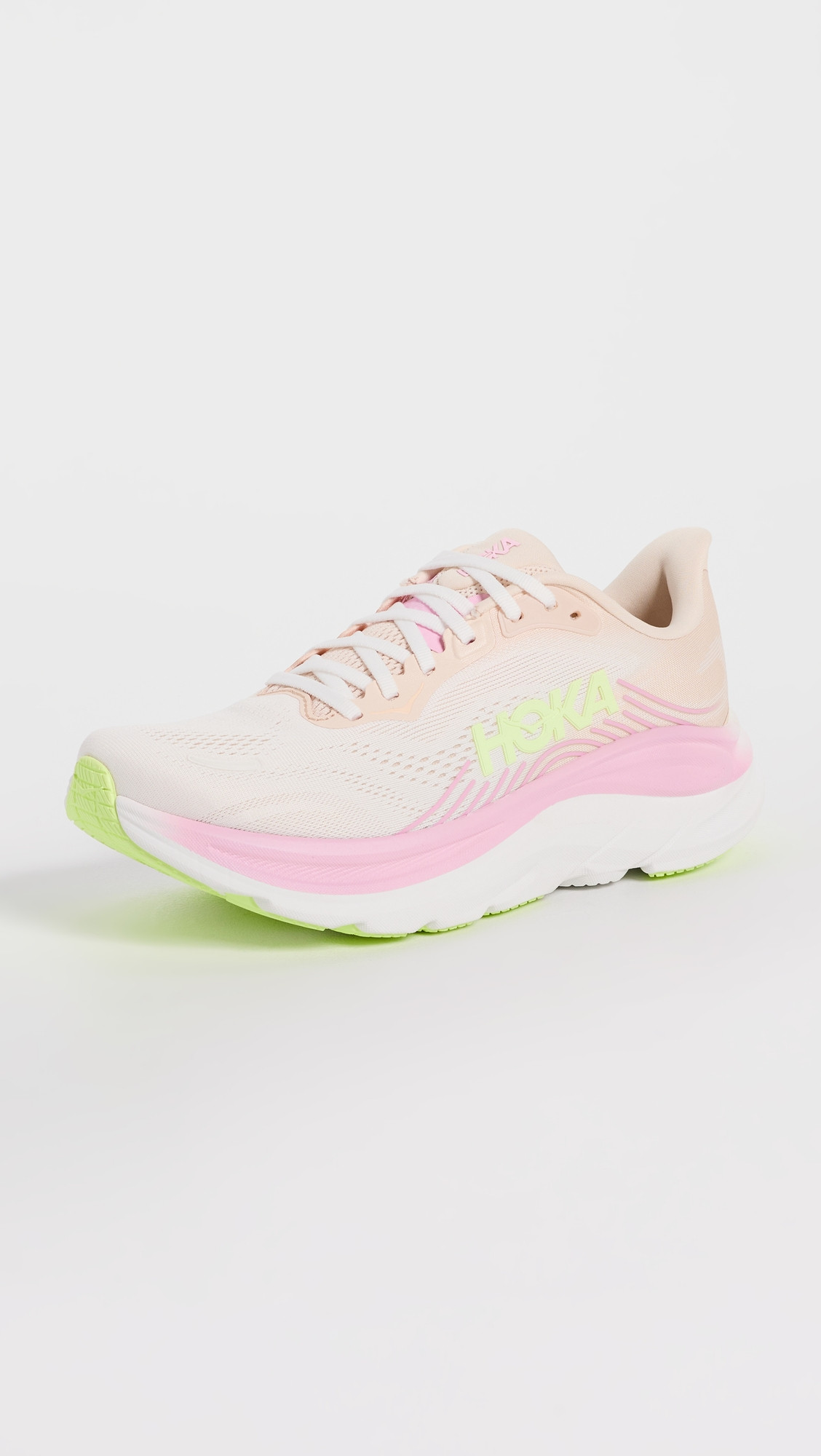 HOKA Clifton 11 Sneakers Tangerine Glow/White 6 | Shopbop