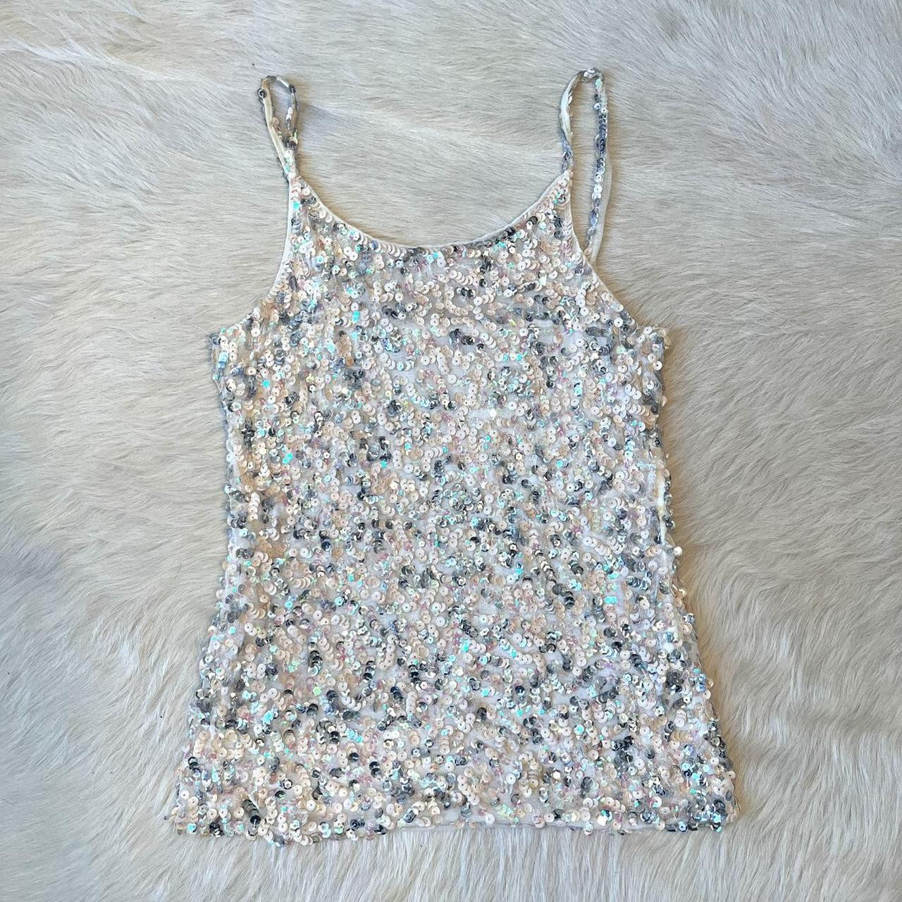 \ud83e\udea9Sequins Tank Top
\u2022100% Rayon and Sequins
\u2022no size... | Depop | Depop US