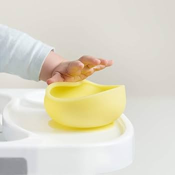 Olababy 100% Silicone Suction Bowl with Lid for Independent Feeding | First Stage Self Feeding Es... | Amazon (US)