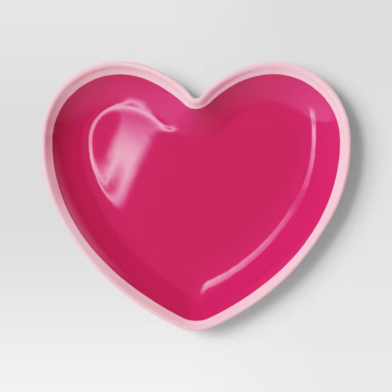 Melamine Figural Heart Dinner Plate - Room Essentials™ | Target