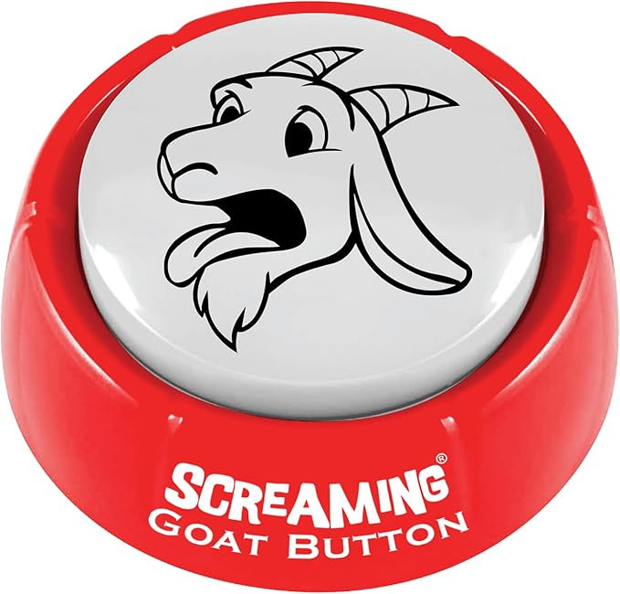 Screaming Goat Button | The Original Goat Scream | Screaming Goat Desk Toy Talking Button with a ... | Amazon (US)