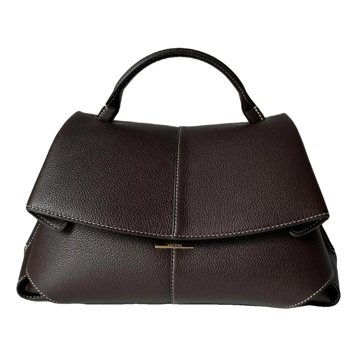 Sac à main en cuir Polene Marron en Cuir - 44572330 | Vestiaire Collective (Global)