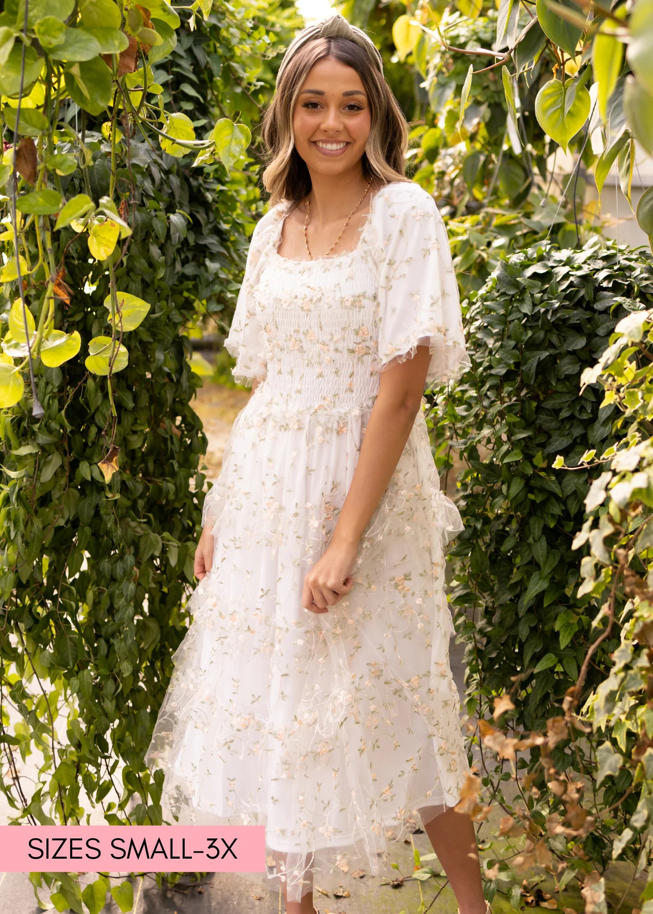 Brienna White Floral Dress | My Sister's Closet Boutique