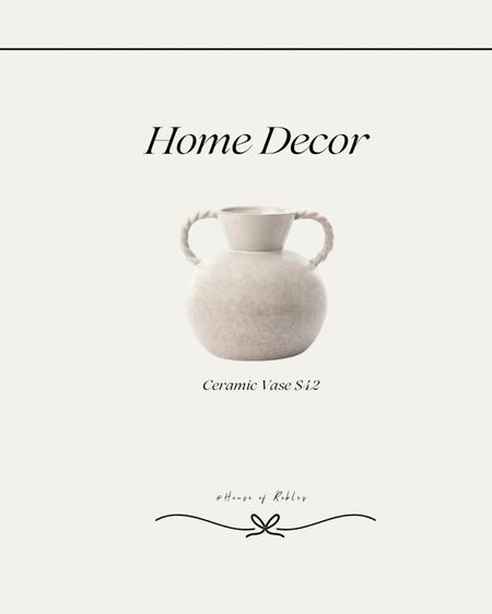 Ceramic Vase Mcgee New Arrivals #ceramicvase

#LTKfindsunder50 #LTKU #LTKhome