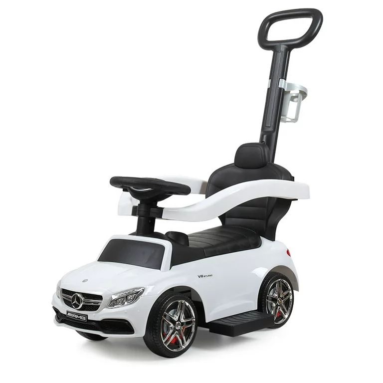 TOBBI Mercedes Benz Licensed Kids Ride on Push Car Portable 3 in 1 Riding Push Car Stroller Toy G... | Walmart (US)
