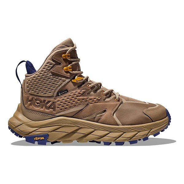 Men's HOKA Anacapa Mid GTX Hiking Boots 11.5 Dune/ELM | Scheels