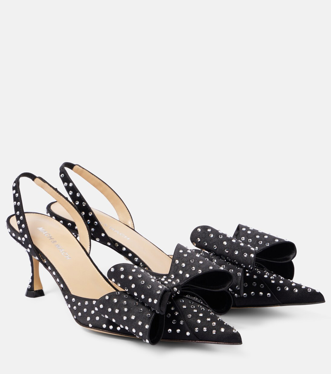Le Cadeau 65 embellished slingback pumps | Mytheresa (UK)