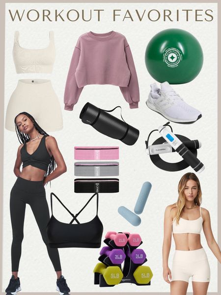 Everything you need for a home workout 
#workout #homegym #athletic #leggings #sportsbra #fitness #sneakers #runningshoes #amazonfitness

#LTKfit #LTKhome #LTKunder50