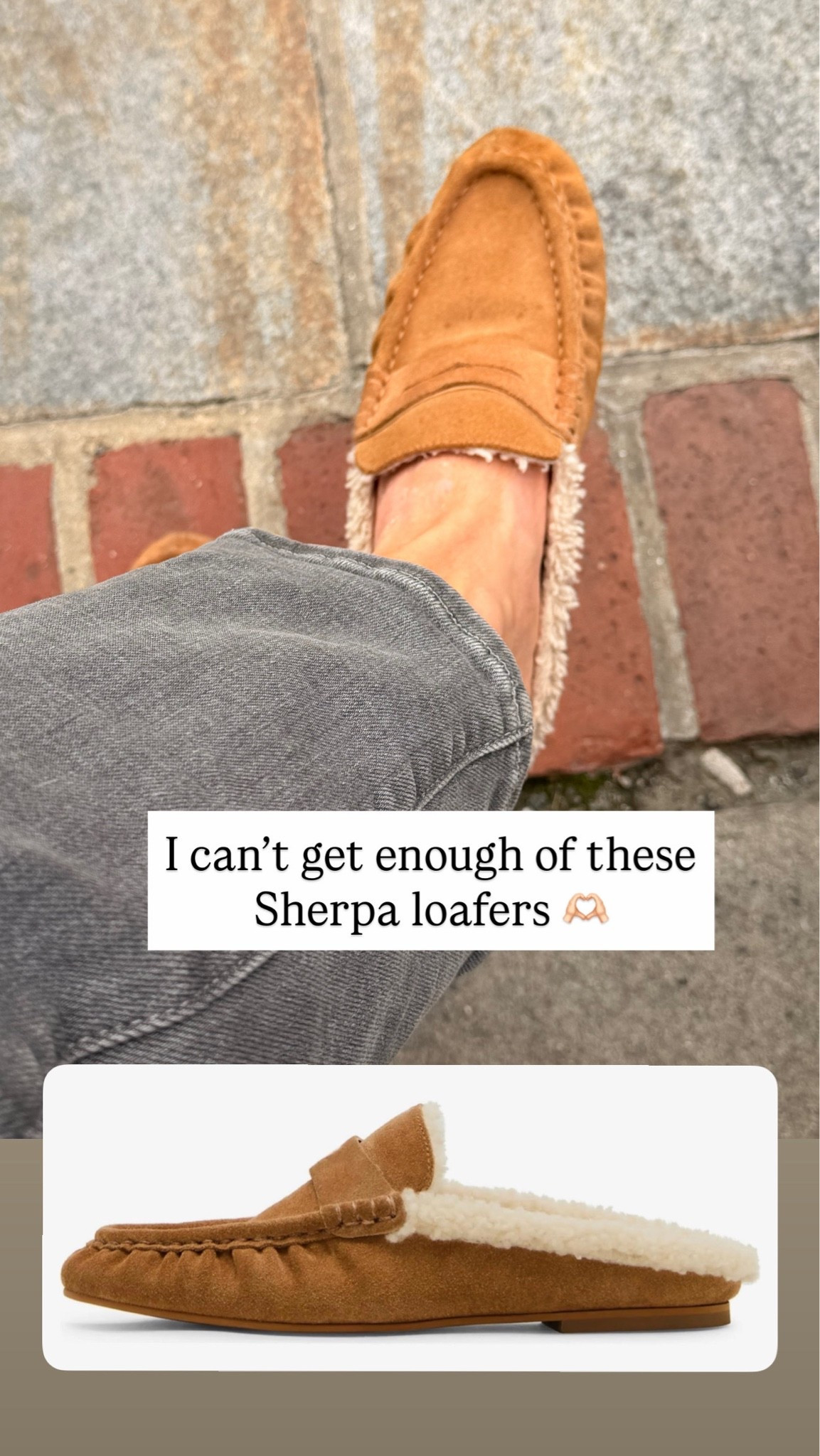 I can’t get enough of these Sherpa loafers. Perfect for the fall weather.

#LTKootd