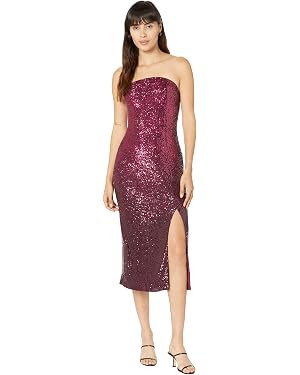 Trina Turk Womens Strapless Sequin Midi DressCocktail Dress | Amazon (US)