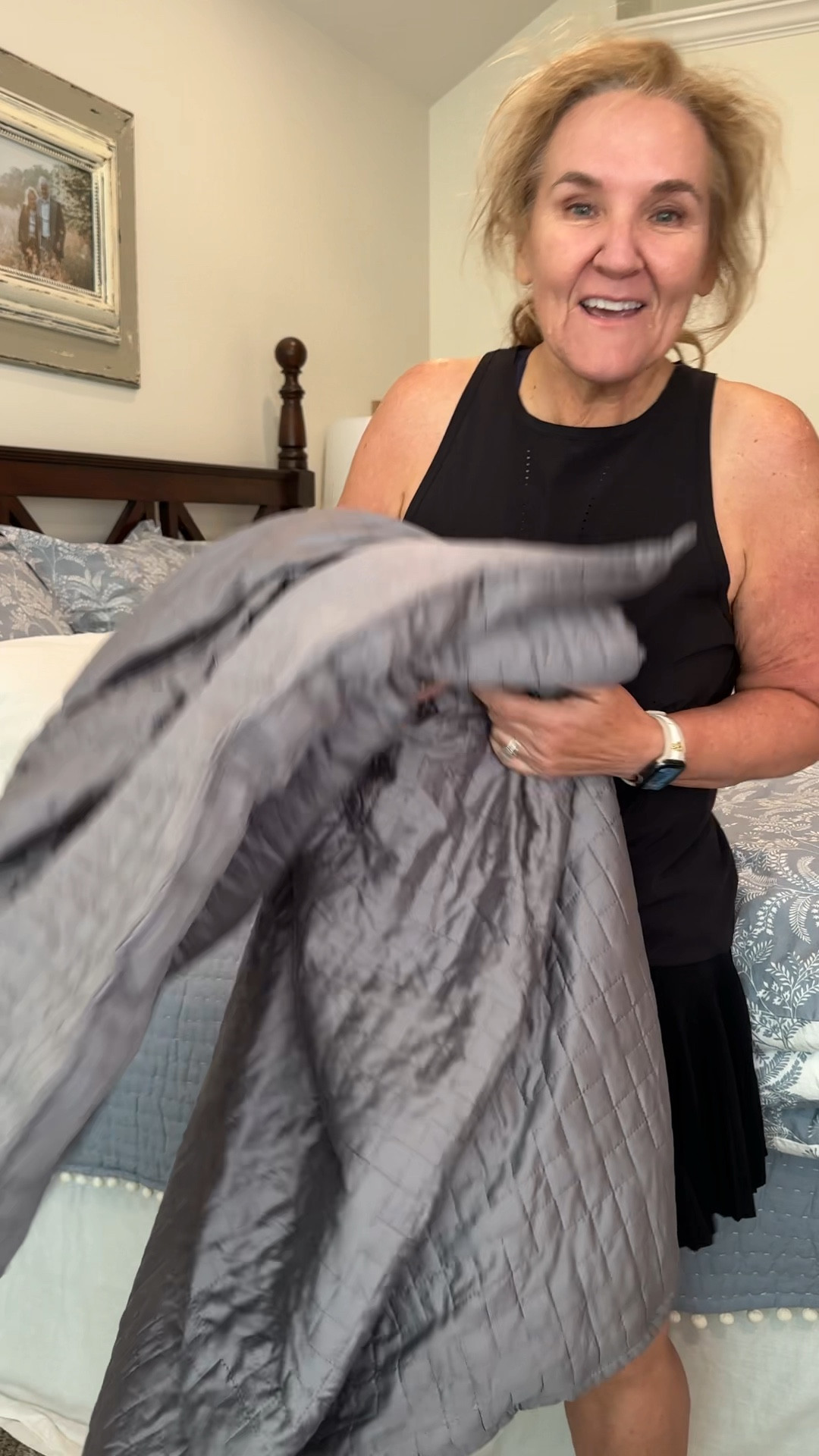 I’m a weighted blanket fan! This is a cooling weighted blanket. It really helps me sleep and especially fall back to sleep if I wake up too early with crazy thoughts! 

Also linking my bedding. I just love it. And I can’t link my current workout look? But I’ll link a few favorites for summer early fall running and walking. 

Amazon Ballard designs 

#LTKFamily #LTKHome #LTKOver40