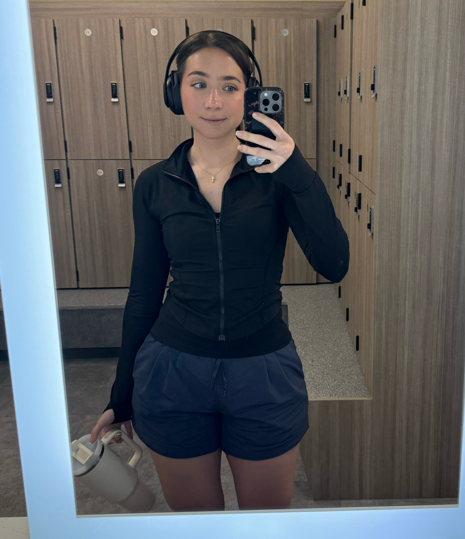 Modest gym fit 