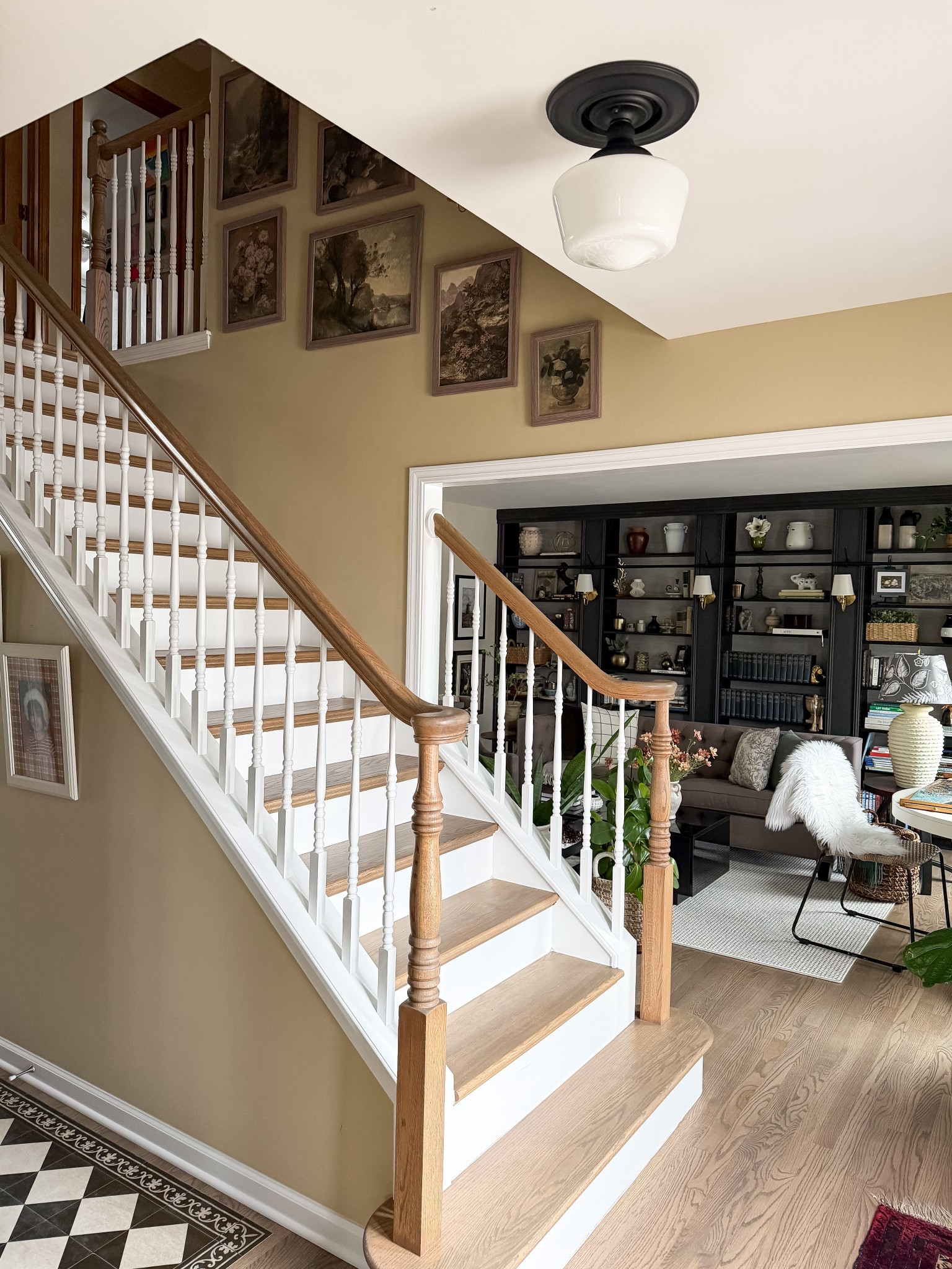 A little love around the staircase goes a long way. Turning a pass-through space into a moment that feels warm, styled, and lived in! 

#LTKdayinmylife #LTKSaleAlert #LTKHome