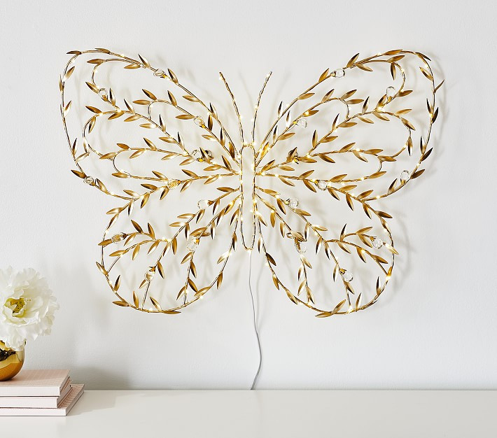 Monique Lhuillier Crystal Vine Light Up Butterfly | Pottery Barn Kids