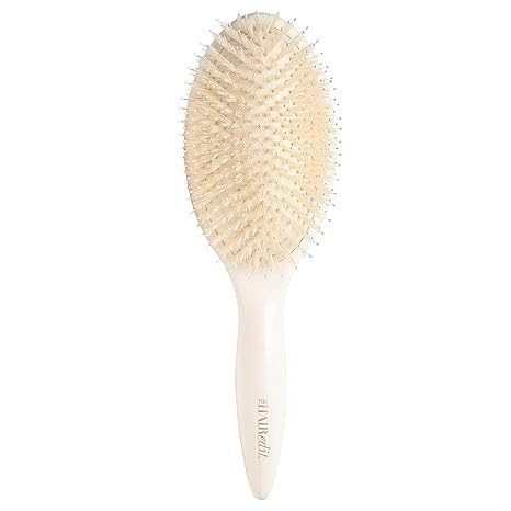 The Hair Edit Cream Finish & Shine Boar Bristle Hair Brush | Amazon (US)