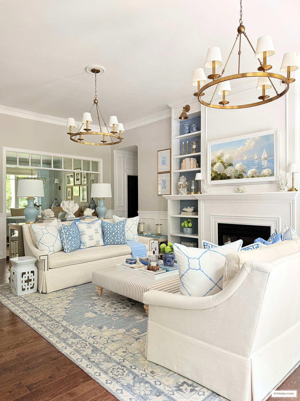 Chic summer living room decor!

#LTKhome #LTKstyletip