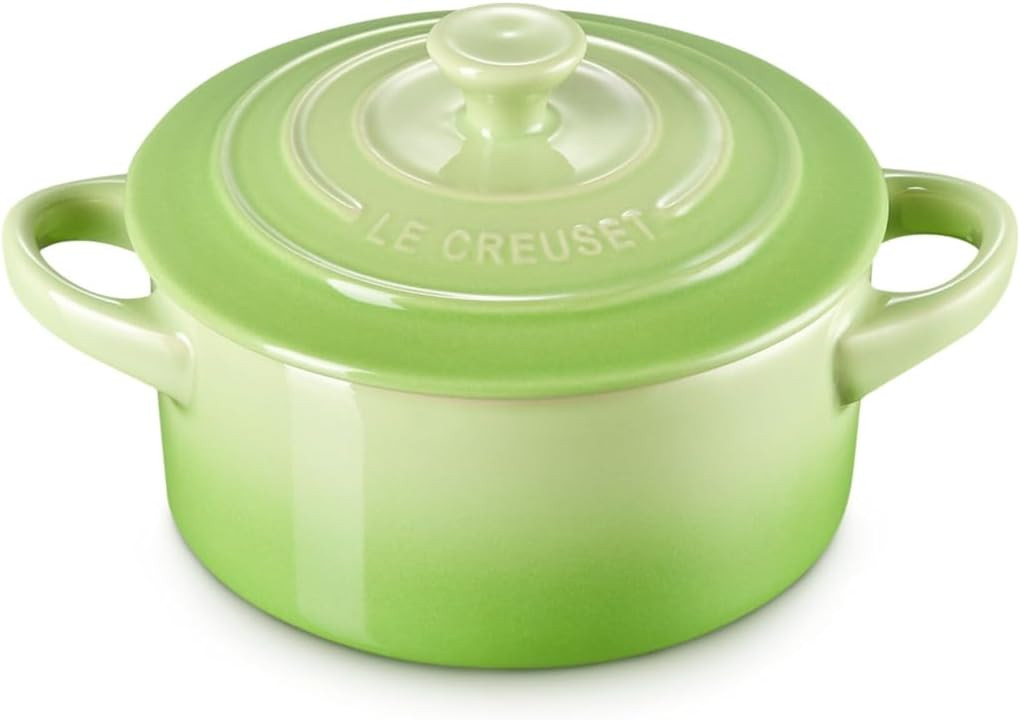 Le Creuset Stoneware Mini Round Cocotte, 8 oz., Palm | Amazon (US)