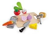Hape Cooking Essentials Toy | Play Food Cutting Vegetables Set for Kids, Wooden Food Kitchen Accesso | Amazon (US)