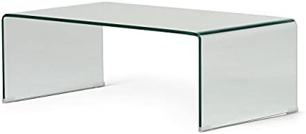 Amazon.com: Christopher Knight Home Pazel 12mm Tempered Glass Coffee Table, Clear : Home & Kitche... | Amazon (US)